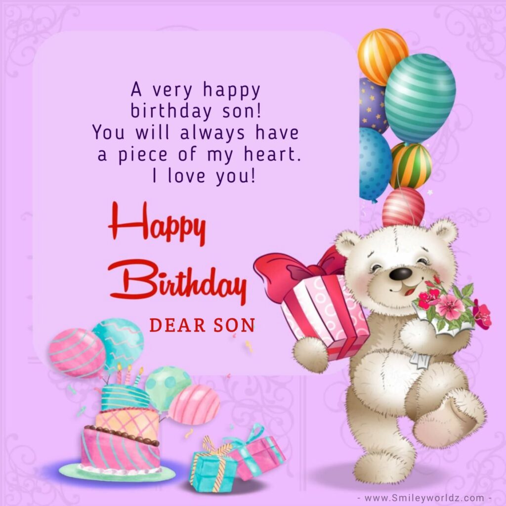 Happy Birthday Wishes for Son