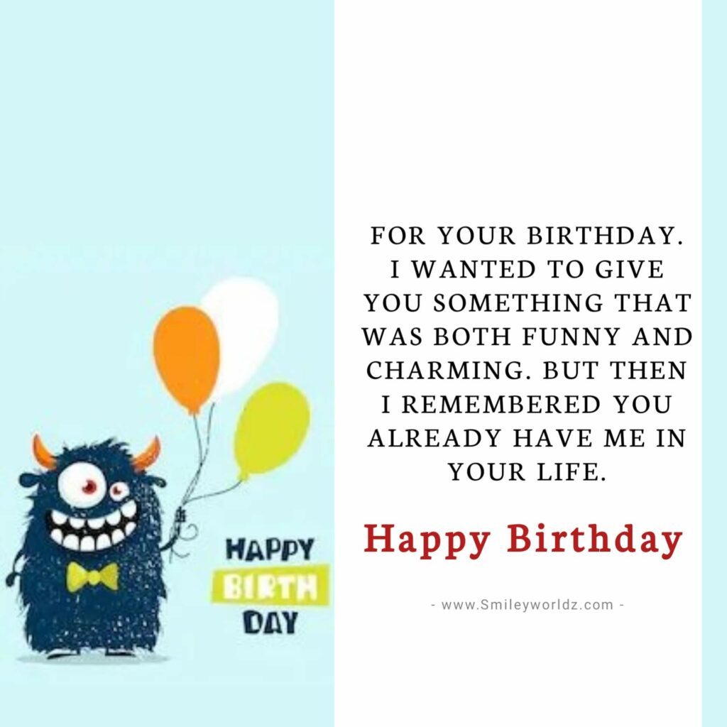 Funny Happy Birthday Wishes