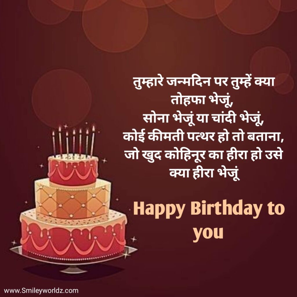 Happy Birthday Wishes in Hindi