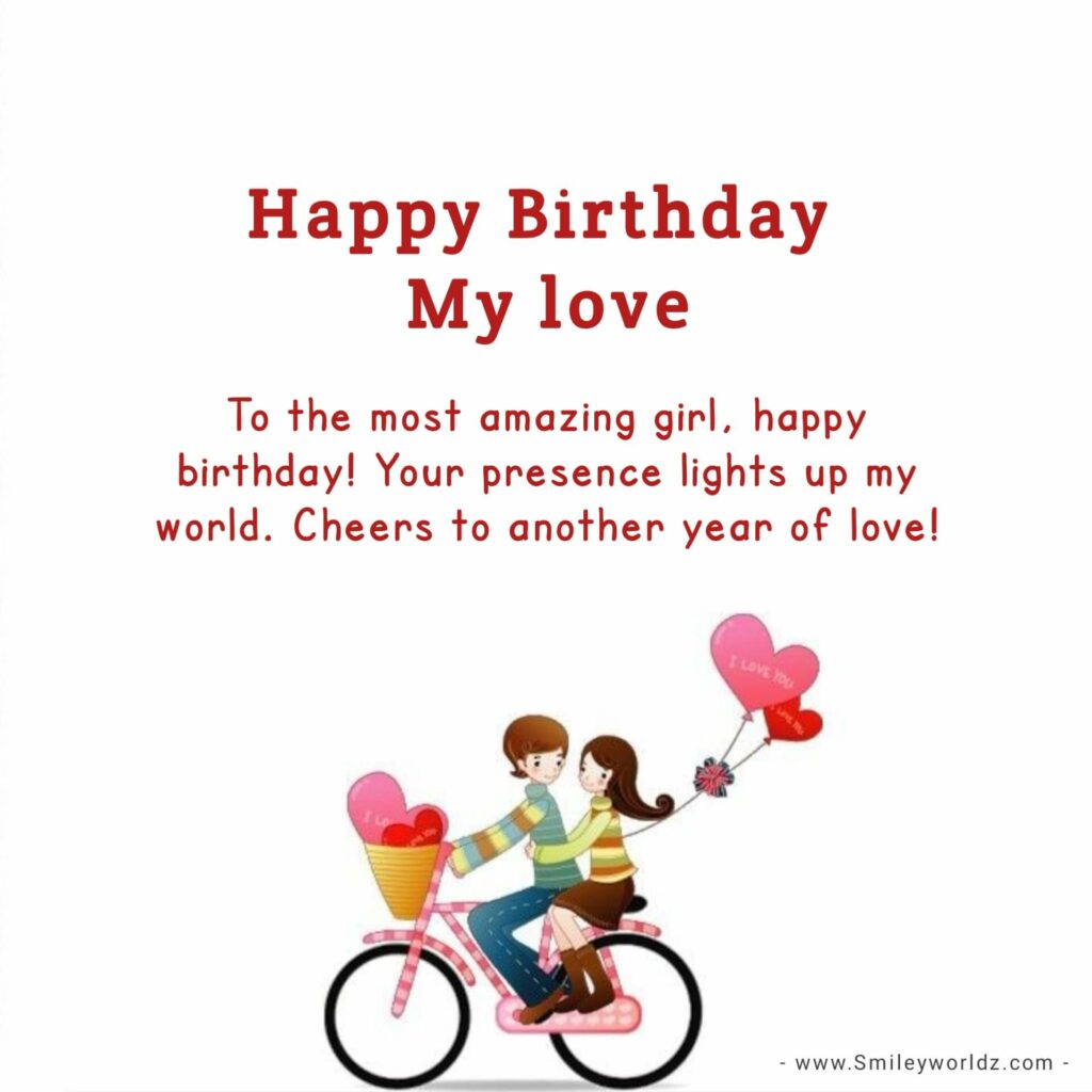 Happy Birthday Wishes for Lover