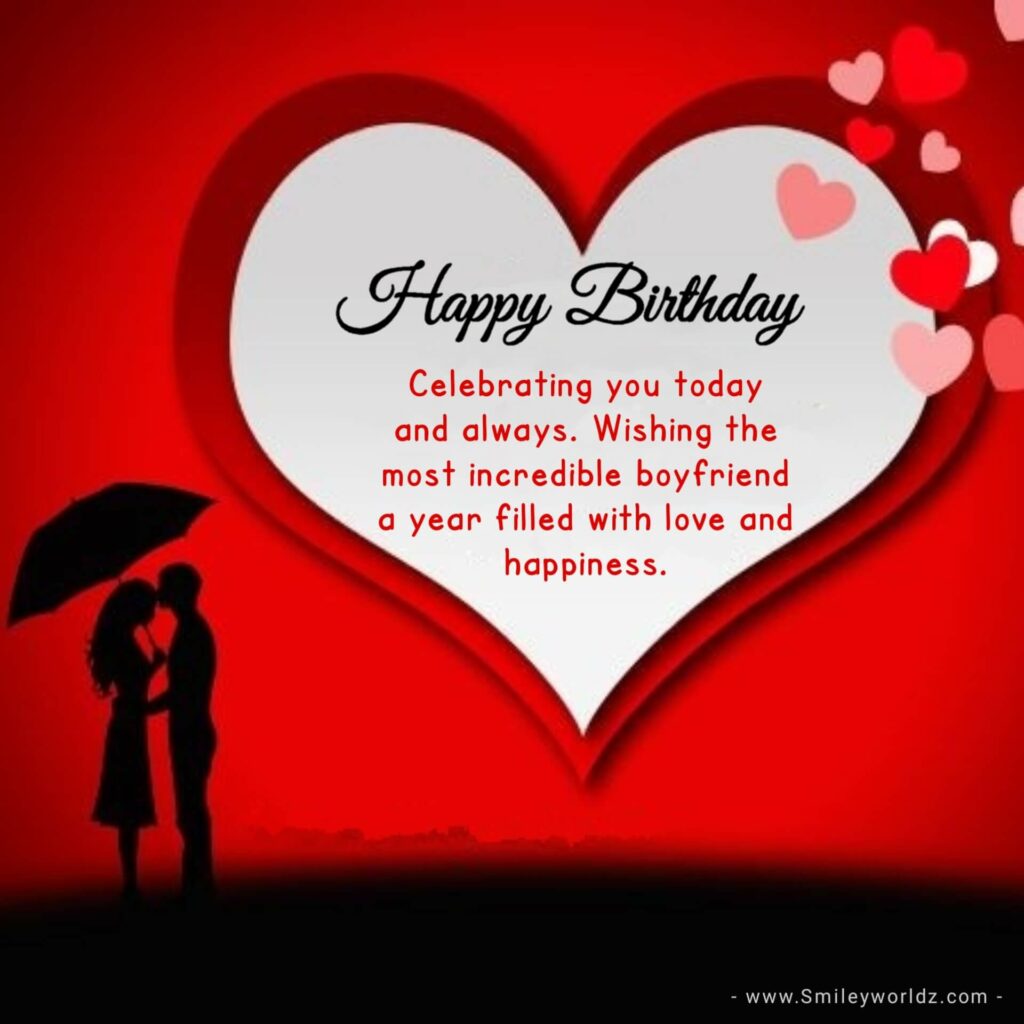 Heart Touching Birthday Wishes for Boyfriend